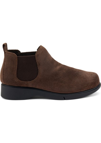 Kadın Bot 53A1 Frau Velour Chocolat