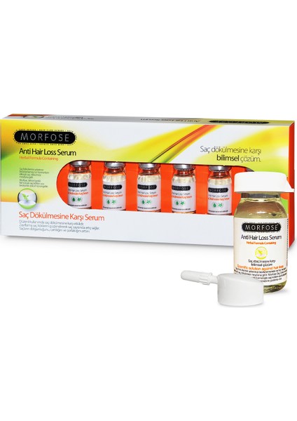 6x10ml Saç Dökülmesine Karşı Serum Unisex Kullanıma Uygun Bitkisel İçerik