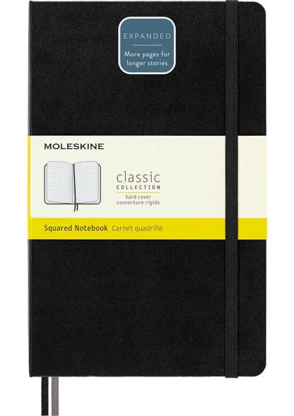 Kalın Siyah Defter L Boy Sert Kapak (Expanded)