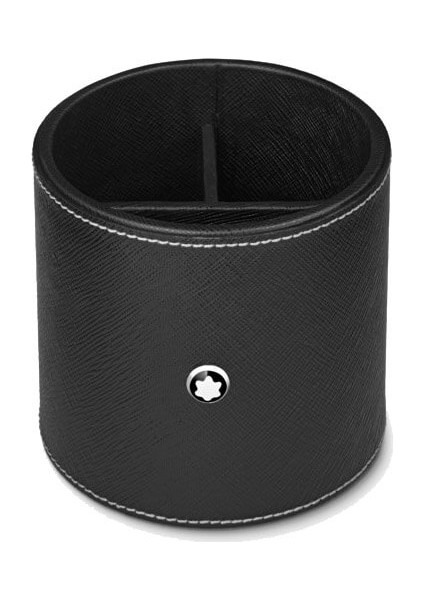 Siyah Deri Yuvarlak Kalemlik 133163