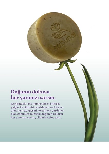 Sabunu - Cilt Sorunlarına Yönelik, Yoğun Doğal Saç ve Cilt Bakım Sabunu 100 gr indirimleri