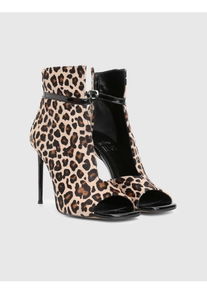 Kerly Hakiki Tay Derisi Rugan Kadın Topuklu Bot