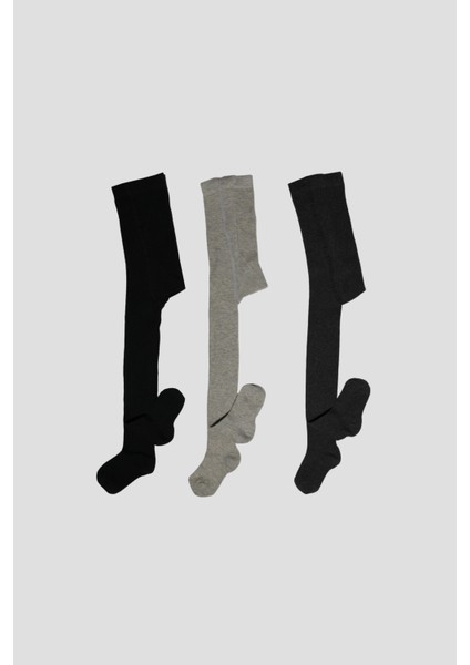 3 Adet Pamuklu Unisex Çocuk ve Bebek Külotlu Çorap fiyatları