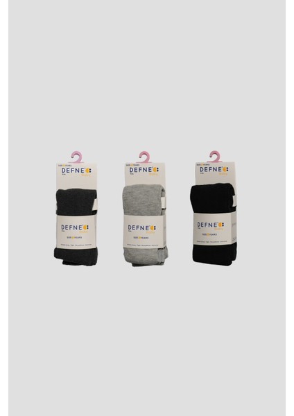 3 Adet Pamuklu Unisex Çocuk ve Bebek Külotlu Çorap indirimleri