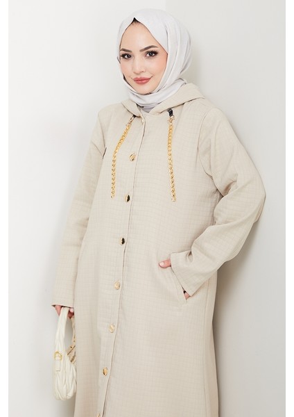 Zincir Detay Düğmeli Kapitone Kap 1647 - Taş fırsatları