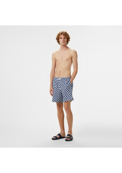 Erkek Lacivert Deniz Şortu