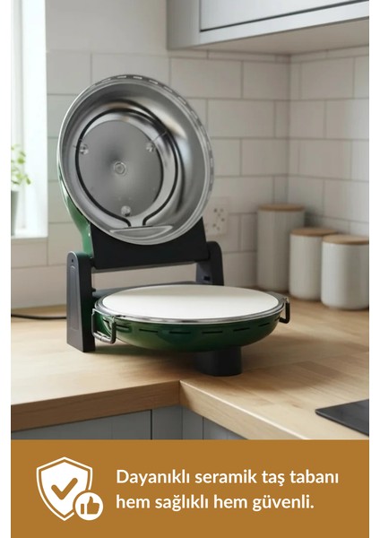 ® | Pro Plus Taş Fırın Pizza Makinesi - Yeşil fırsatları