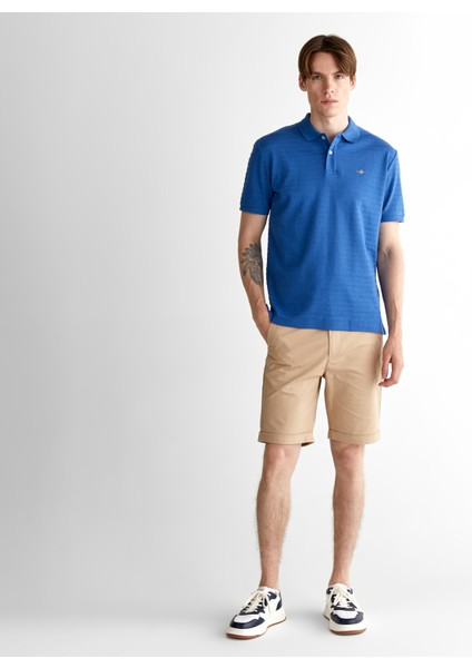 Erkek Lacivert Regular Fit Çizgili Polo modelleri