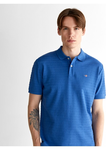 Erkek Lacivert Regular Fit Çizgili Polo fırsatları