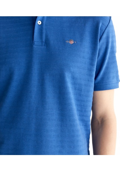 Erkek Lacivert Regular Fit Çizgili Polo indirimleri