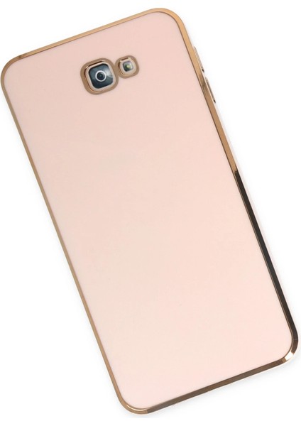 Samsung Galaxy J7 Prime Kılıf Volet Silikon - Pembe indirimleri