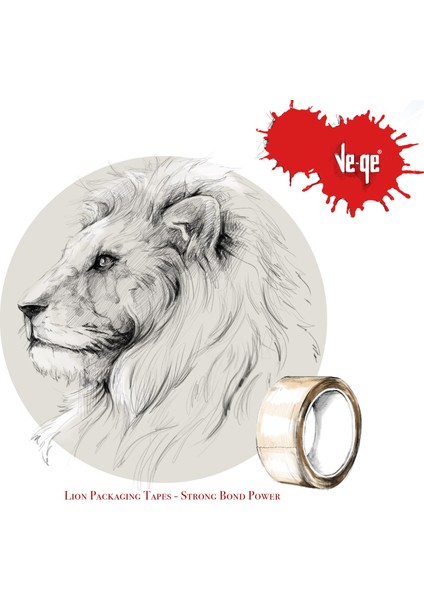 VEGE 45mmx100m ASLAN ŞEFFAF KOLİ BANDI modelleri