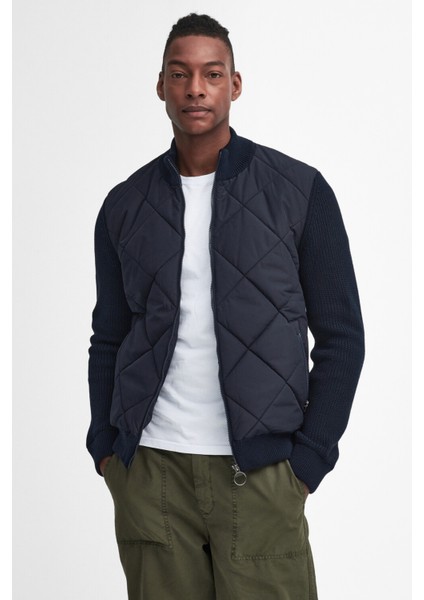 Newland Zip Through Knitted Jumper Kazak NY91 Navy