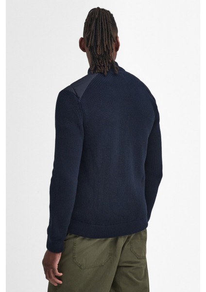 Newland Zip Through Knitted Jumper Kazak NY91 Navy fırsatları
