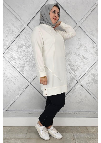 Kadın Kolye Detaylı Tesettür Tunik fiyatları