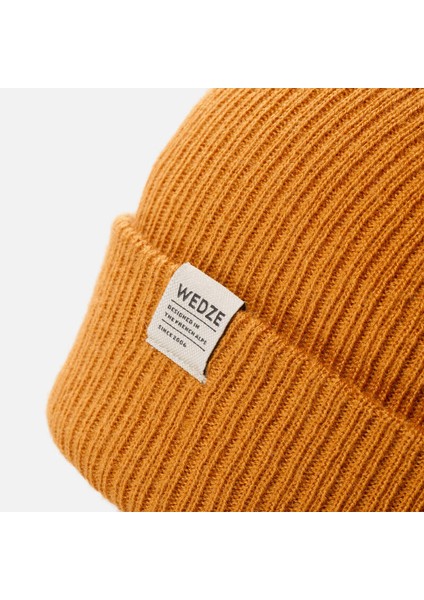 Yetişkin Kayak Beresi - Okra Sarısı - Fisherman modelleri