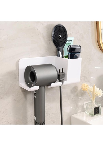 SN-27125 Banyo Rafı Sabunluk Diş Fırçası Saç Kurutma Makinesi