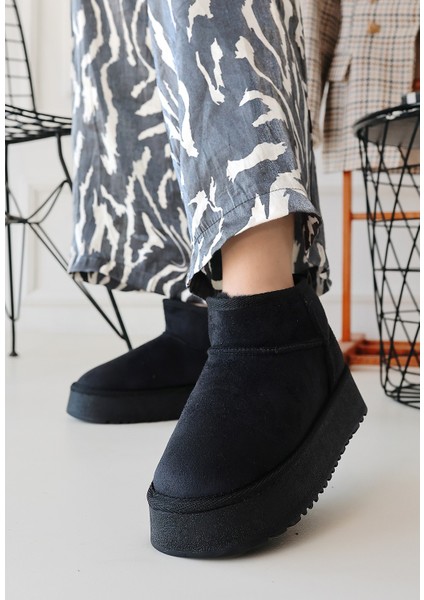 Linne Siyah Süet Bot - Lisinya