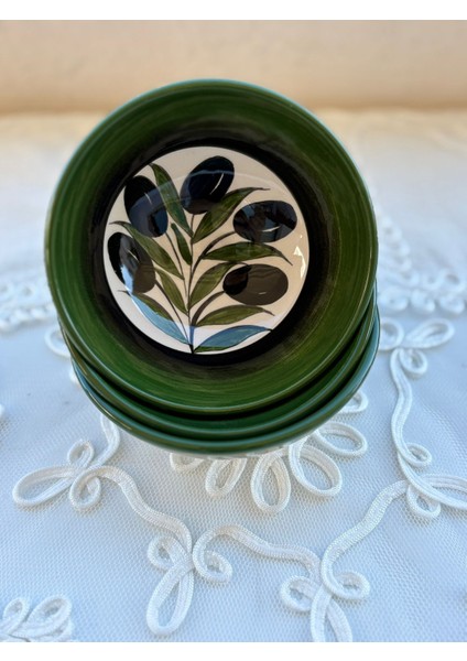 El Yapımı 3'lu 13 cm Seramik Çerezlik Sosluk Reçellik Kase indirimleri