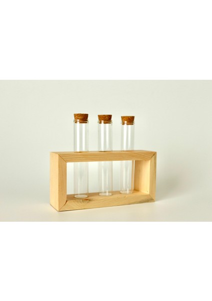 Tube Serisi Masaüstü Dekoratif Vazo, Cam Tüplü Vazo, Dekoratif Tüplü Vazo, Baharatlık