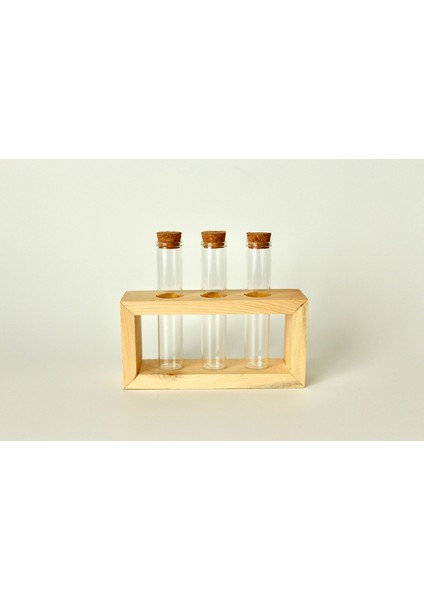 Tube Serisi Masaüstü Dekoratif Vazo, Cam Tüplü Vazo, Dekoratif Tüplü Vazo, Baharatlık