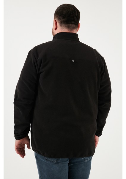 Regular Fit Anti-Pilling Büyük Beden Dik Yaka Kışlık Şardonlu 2'li Paket Polar Erkek Polar 5906001BS2 fırsatları