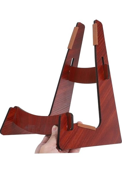 Ahşap Gitar Standı Katlanır Zemin Gitar Ukulele ve Mandolin Için Taşınabilir Müzik Aleti Rafı Ev ve Mağaza Kullanımı fırsatları