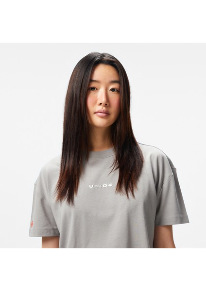 Unıted4 Classic Kadın Gri Crop T-Shirt fırsatları