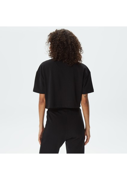 Unıted4 Classic Kadın Siyah Crop T-Shirt fiyatları