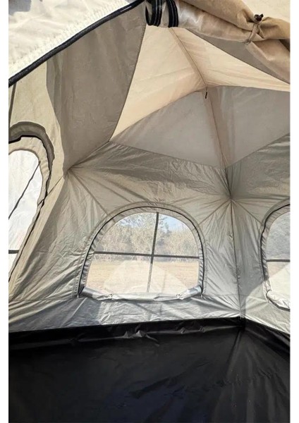 6 Kişilik Şişme Pratik Tenteli Kamp Çadırı 240X240X175 fiyatları