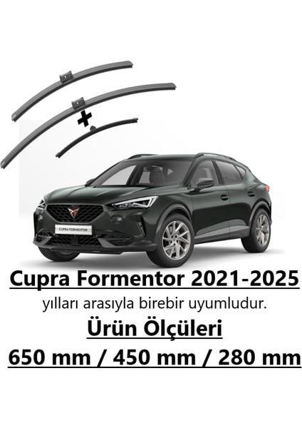 Cupra Formentor 2021-2025 Ön ve Arka Silecek Takımı