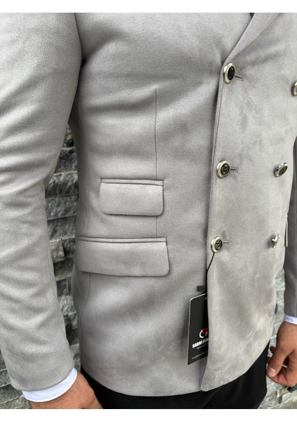 Erkek Süet Kruvaze Slim Fit Ceket fiyatları