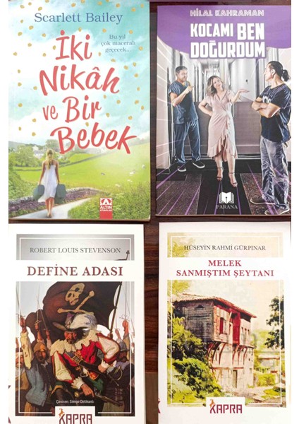 Iki Nikah ve Bir Bebek-Kocamı Ben Doğurdum-Define Adası-Melek Sanmıştım Şeytanı