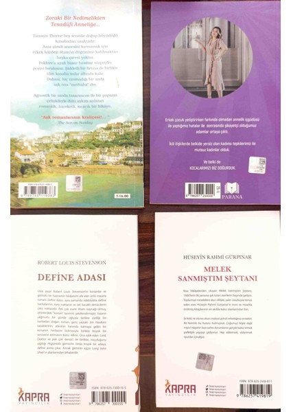 Iki Nikah ve Bir Bebek-Kocamı Ben Doğurdum-Define Adası-Melek Sanmıştım Şeytanı fiyatları