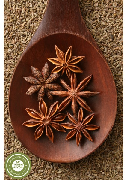 Yörem Afyon Gurme Tariflerin Yıldızı Doğal Yıldız Anason (Illicium Verum) | 40GR. fiyatları