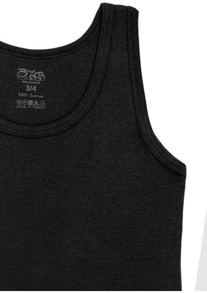 Erkek Çocuk Atlet 3'lü Ribana (%100 Pamuk) modelleri