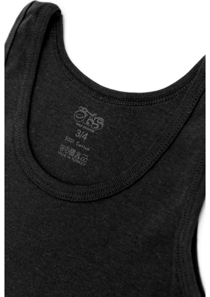 Erkek Çocuk Atlet 3'lü Ribana (%100 Pamuk) fırsatları