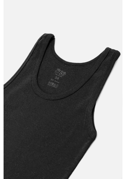 Erkek Çocuk Atlet 3'lü Ribana (%100 Pamuk) indirimleri