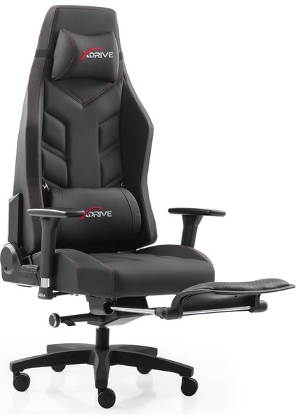 Fırtına Profesyonel Oyuncu Koltuğu Ayak Uzatmalı Siyah