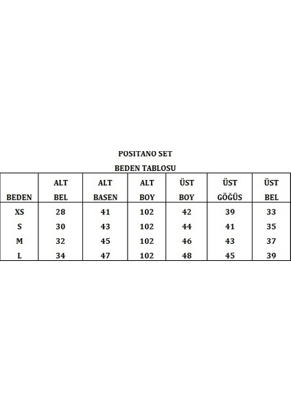 Positano Set Jarse Takım indirimleri