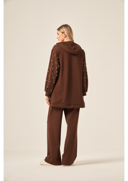 Kadın Oysho Pantolonlu Takım Acı Kahve 31224