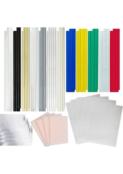 106PCS Araç Tampon Için Plastik Kaynak Çubukları Paslanmaz Çelik Örgü ile Takviye ile Kayık Günlük Plastik Onarım Kaynak Kiti (Yurt Dışından)