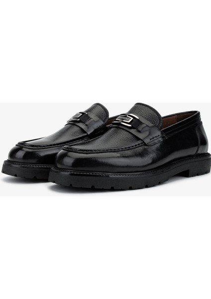 Erkek Hakiki Deri Siyah Klasik Ayakkabı 477 73217 Erk Ayk SK25-26 Sıyah Gyk/bfl fırsatları