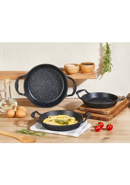 Sweet Döküm 3'lü Sahan Set (18+20+22) fiyatları