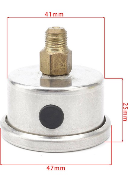 2x Ayarlanabilir 0-160 Psı Akaryakıt Basınç Regülatör Göstergesi Krom Gümüş Evrensel (Yurt Dışından) fırsatları