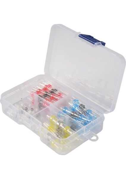 50PCS Konnektör Isıları Büzülme Acı Çeker Terminalleri Su Geçirmez Lehim Kılıf Tüpü Tel Yalıtımlı Popo Konektörleri Dıy Kablo Kiti (Yurt Dışından) fiyatları