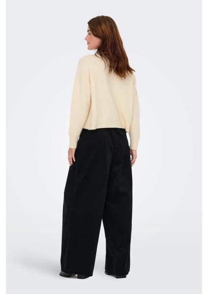 Onlrenata Yün Karışım Regular Fit Yıldız Desenli Kazak Bayan Kazak 15353062 modelleri