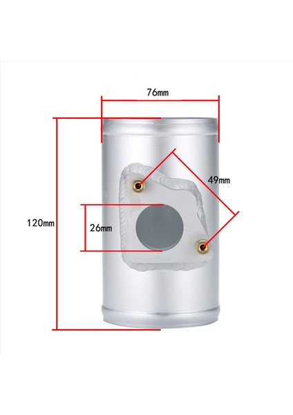 2x Maf Performans Hava Akış Ölçer 76MM Hava Akış Sensörü Adaptörü Mazda Için Subaru Için Toyota Için Honda Için Uygun (Yurt Dışından) fırsatları