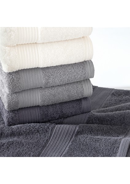 Balera 6'lı El / Yüz Havlu Seti - Gri / Ekru / Antrasit modelleri