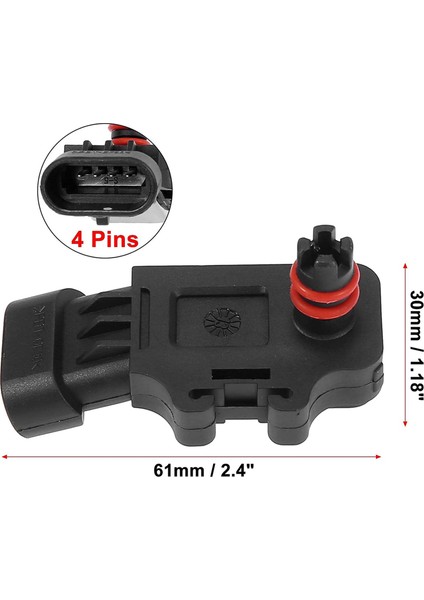 Harita Manifold Mutlak Basınç Sensörü Chevrolet Corsa Meriva Için 12232201 93333350 (Yurt Dışından) fırsatları